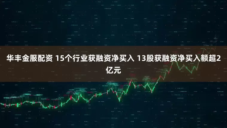 华丰金服配资 15个行业获融资净买入 13股获融资净买入额超2亿元