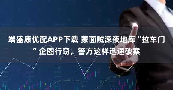 端盛康优配APP下载 蒙面贼深夜地库“拉车门”企图行窃，警方这样迅速破案